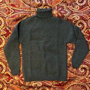 Vintage Ann Taylor Charcoal Grey Turtleneck Sweater